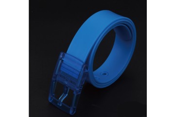 Silicone belts unisex Blue