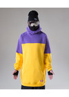 Tall freeski hoodie yellow-purple