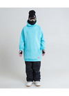 Tall freeski hoodie ninja II mint
