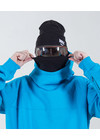 Oversized ski hoodie snowboard (sweat jacket, sweatshirt) mod. CYAN