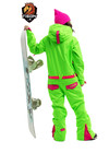 Womens one piece ski suit TIGON mod. NEON STAR