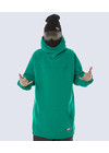 Tall freeski oversized hoodie ninja II aqua