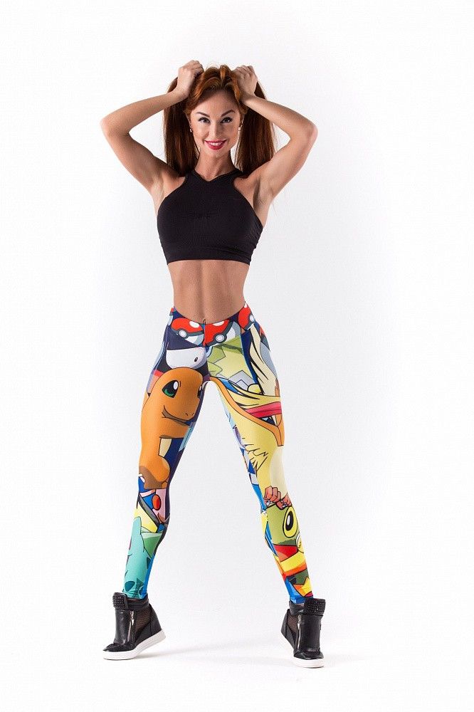 Buy yoga pants Bona Classic Pokemon 1 for comfortable workout. Free shipping and best