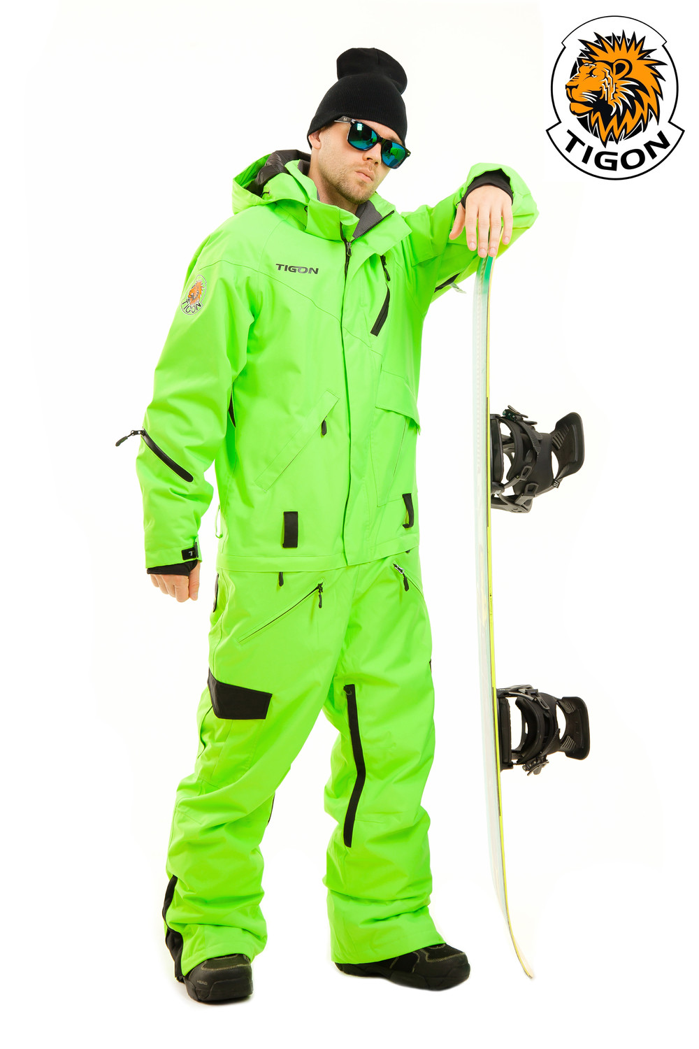 Men's one piece ski suit NEON - Webshop Snow-point.com. One piece suits ...