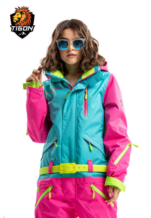 Womens one piece ski suit TIGON mod. DISCO