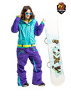Womens one piece ski suit TIGON mod. GALACTIC STAR
